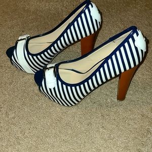 Striped Pumps